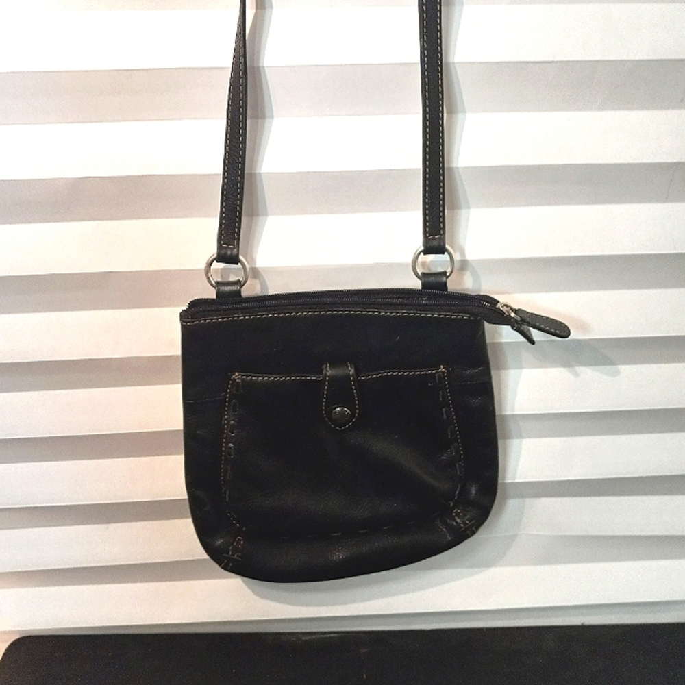 Fossil leather crossbody bag